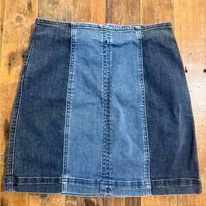 PacSun Denim Patchwork Skirt